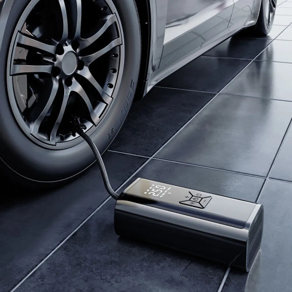 Mini Portable Tire Inflator, Car Air Compressor, Wireless Car Inflation Pump To Inflate Tires For Cars, Motorcycles, Bicycles!