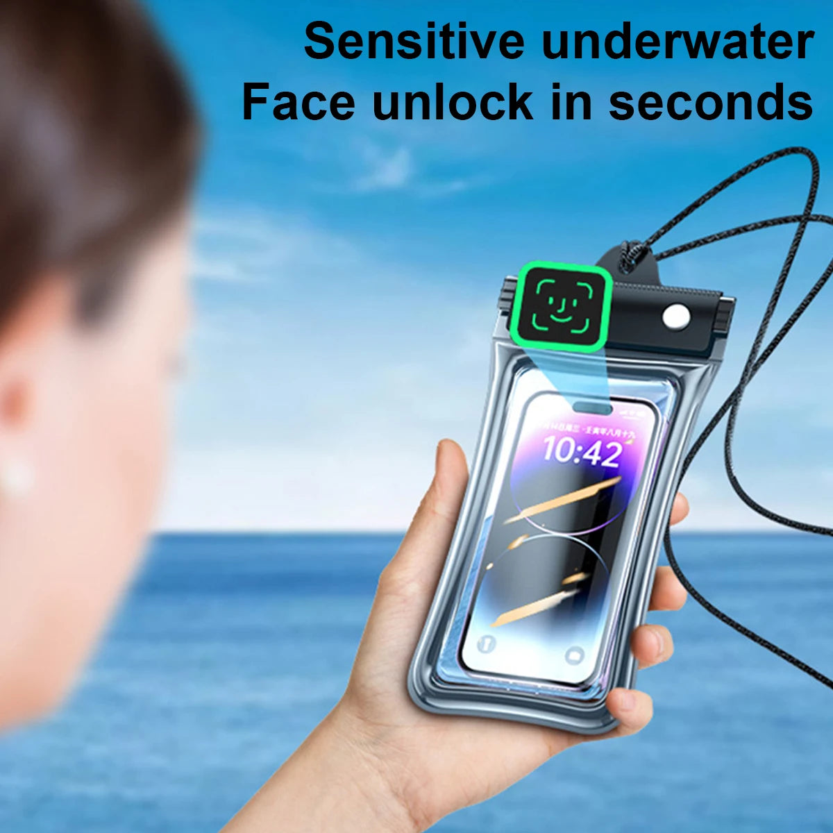 Universal Waterproof Phone Case Swimming Water Proof Bag Underwater Phone Protector Pouch PVC Cover for iPhone 15 14 13 Pro Max