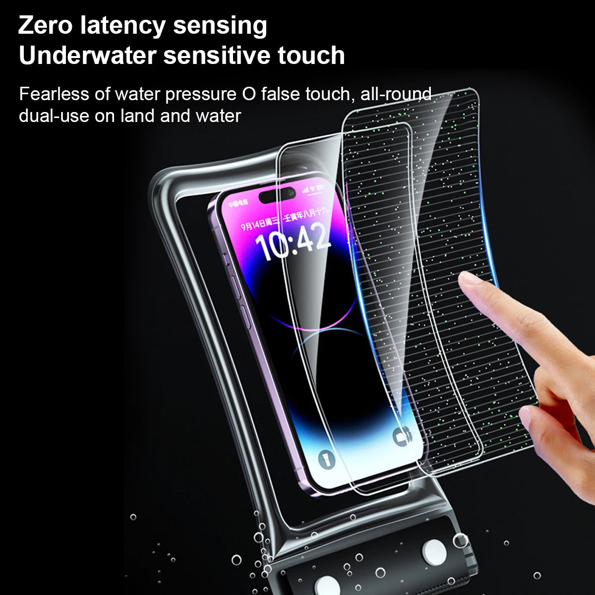 Universal Waterproof Phone Case Swimming Water Proof Bag Underwater Phone Protector Pouch PVC Cover for iPhone 15 14 13 Pro Max