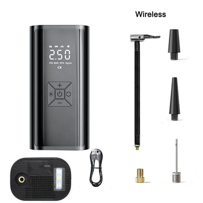 Mini Portable Tire Inflator, Car Air Compressor, Wireless Car Inflation Pump To Inflate Tires For Cars, Motorcycles, Bicycles！